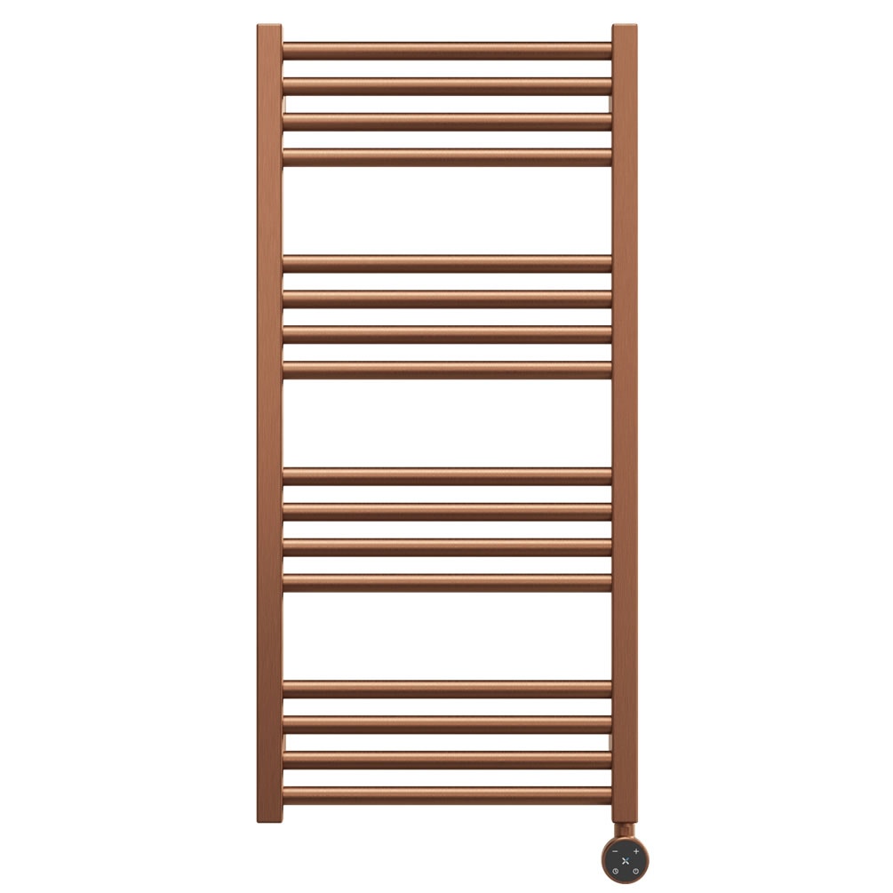 Cutout image of Crosswater MPRO Brushed Bronze 430 x 900mm All-Electric Towel Warmer